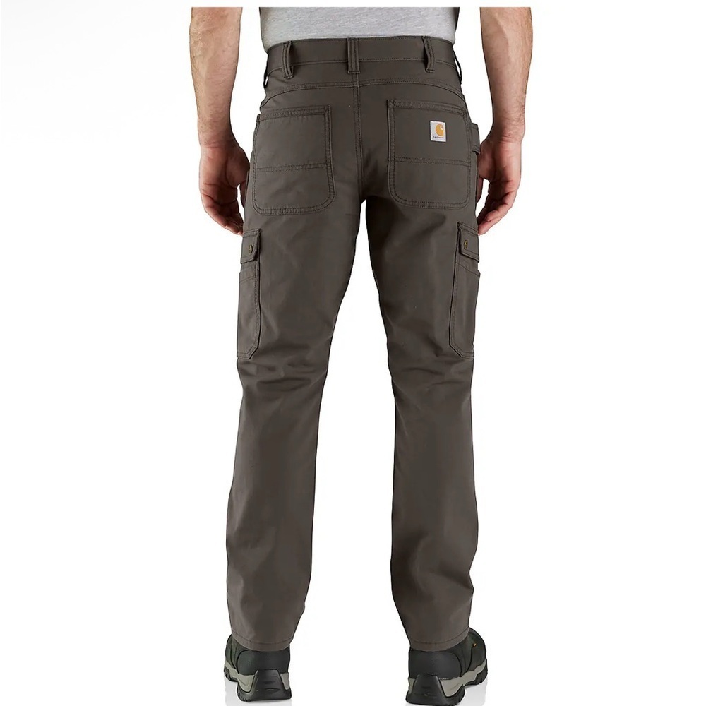 CARHARTT RELAXED STRAIGHT RIPSTOP DOUBLE-FRONT CARGO PANTS BROWN #: B342-DFE 31x